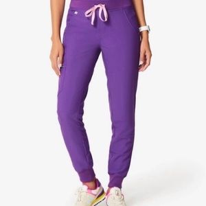 FIGS Ultra Violet Zamora Pants Medium Petite